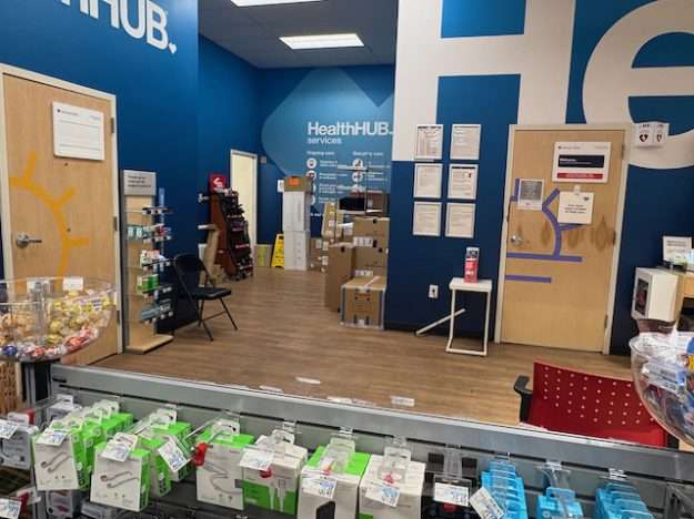 drugstore clinics at a CVS in New Palestine, IN