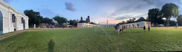 Great American State Fair: panorama at dusk