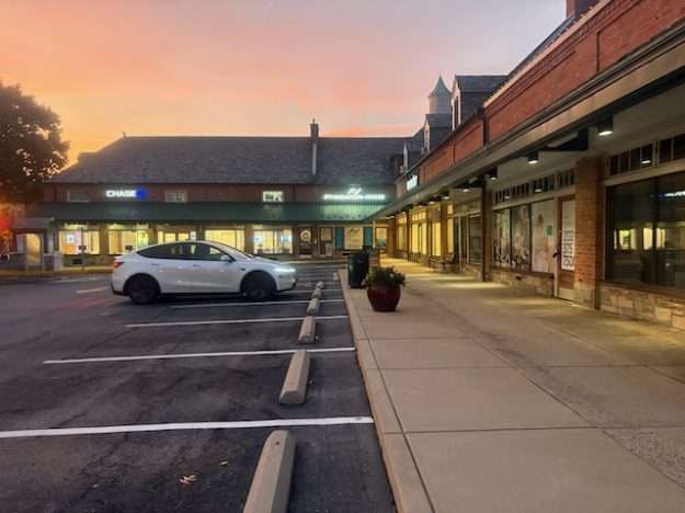 Lots of available parking at the Park and Shop in Cleveland Park, DC